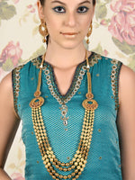 Ornate Pearl Dazzling Necklace Set - Rajwada