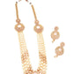 Ornate Pearl Dazzling Necklace Set - Rajwada