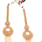 Ornate Pearl Dazzling Necklace Set - Rajwada