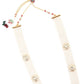 Pastel Pink Trendy Kundan Necklace Set - Rajwada