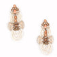Peach Beautiful Unique Dangle Earrings! - Rajwada