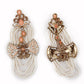 Peach Beautiful Unique Dangle Earrings! - Rajwada