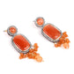 Peach Multi-String Beaded Choker Necklace - Rajwada