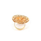 Pearl Kundan Adjustable Finger Ring - Rajwada