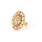 Pearl Kundan Adjustable Finger Ring - Rajwada
