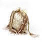 PEARLS EMBELLISHED YELLOW POTLI BAG - Rajwada