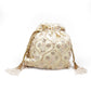 PEARLS EMBELLISHED YELLOW POTLI BAG - Rajwada