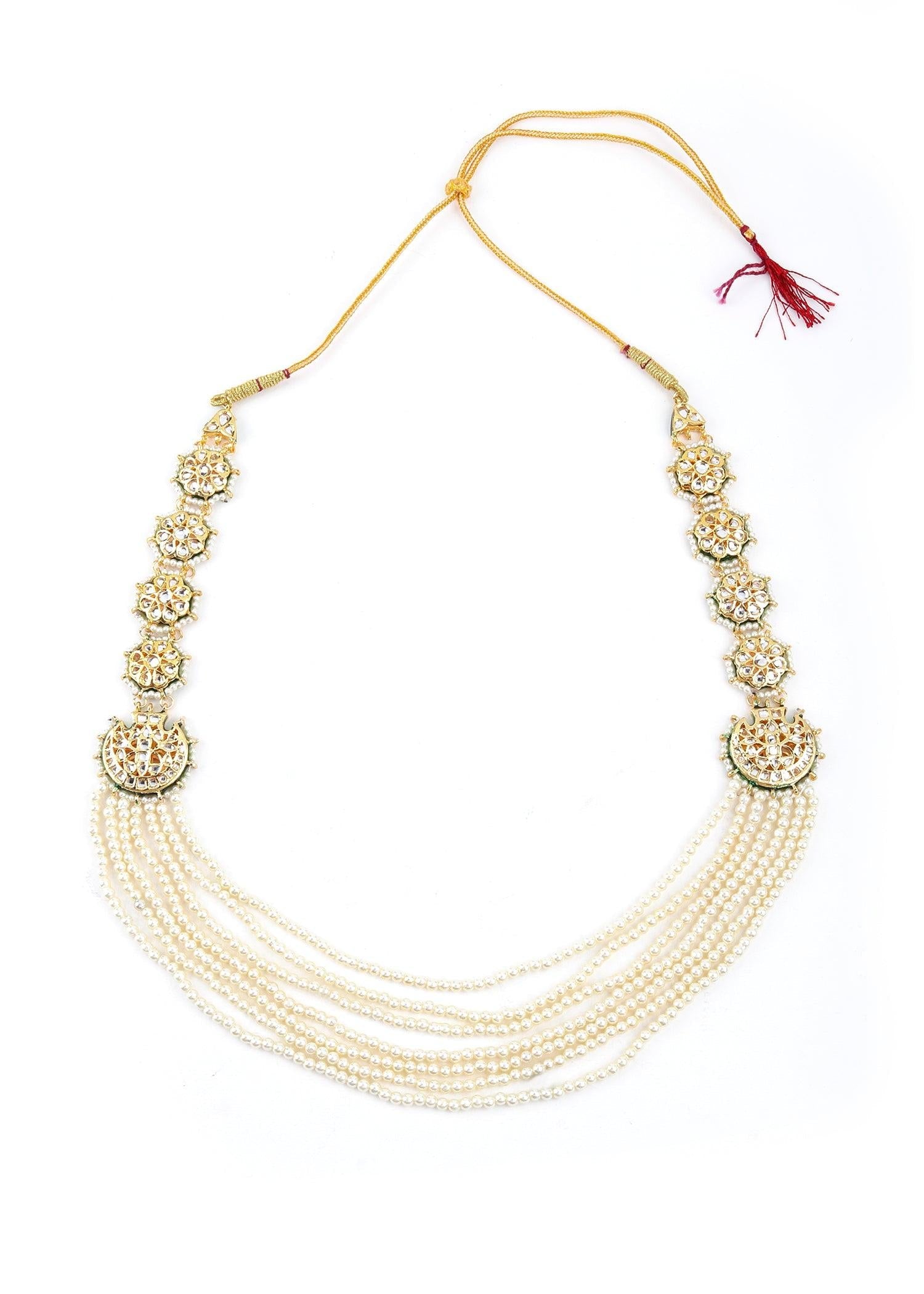 Piece Of Art Pearl Necklace Set - Rajwada