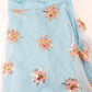 Pink & Blue Soft Net Lehenga - Rajwada