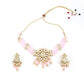 Pink Beaded Choker Set - Rajwada
