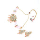Pink Beaded Choker Set - Rajwada