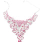 Pink Crystal Necklace Set - Rajwada