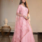 Pink Diamond Georgette Anarkali - Rajwada