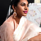 Pink Enamelled Leafy Dangle Earrings - Rajwada