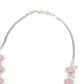 Pink Faux Diamond Princess Necklace Set - Rajwada