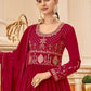 Pink Floor Length Anarkali Kurta - Rajwada