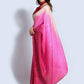 Pink Georgette Designer Embroidery Saree - Rajwada