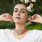 Pink Mani-Kundan Thoughtful Choker Set - Rajwada