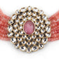 Pink Mani-Kundan Thoughtful Choker Set - Rajwada