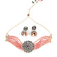 Pink Mani-Kundan Thoughtful Choker Set - Rajwada