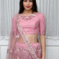 PINK SASSY LEHENGA CHOLI SET - Rajwada