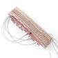 Pink Tickle Velvet Base Belt - Rajwada
