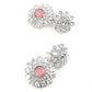 Pink&Red Multi-String Necklace Set - Rajwada