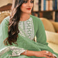 Pista Color Georgette Plazzo Suit - Rajwada