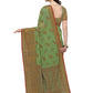 Pista Colour Banarasi Silk Madhubani Work Saree - Rajwada