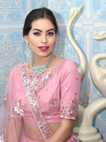 Plush Sea Green Choker Set - Rajwada