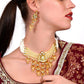 Ponderous pearl  kundan choker with earrings! - Rajwada