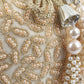 Rajwada Cream Velvet Embellished Potli For Women
