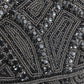 Rajwada Grey Jute Embellished Clutch For Women