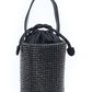 Rajwada Black PU Embellished Potli For Women