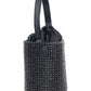 Rajwada Black PU Embellished Potli For Women