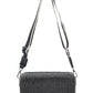Rajwada Black PU Embellished Clutch For Women