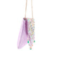 Rajwada Lavender Jute Embellished Sling Bag For Women