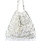 Rajwada Off White Suede Embellished Potli For Women