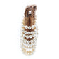Rajwada Beige Suede Embellished Potli For Women