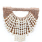 Rajwada Beige Suede Embellished Potli For Women