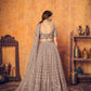 Pretty Dusty Net Lehenga Set - Rajwada