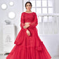 Pretty Fuschia Pink Net Lehenga Set - Rajwada