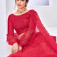 Pretty Fuschia Pink Net Lehenga Set - Rajwada