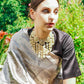Pretty Gold Tone Choker Set! - Rajwada