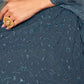 Pretty Grey Georgette Lehenga Set - Rajwada