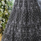 Pretty Grey Net Lehenga Choli Set - Rajwada