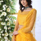 Pretty Mustard Yellow Net Lehenga Choli Set - Rajwada
