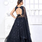 Pretty Navy Net Lehenga Set - Rajwada