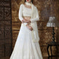 Pretty Off-White Georgette Lehenga Choli Set - Rajwada
