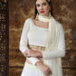 Pretty Off-White Georgette Lehenga Choli Set - Rajwada